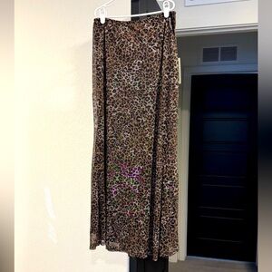 Ross Leopard Print Women's Skirt
